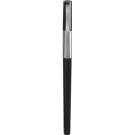 Pentel 12 x Slimline Ballpoint Pens - Black - Stainless Steel - 0.8mm Tip - 0.4mm Line - Ref BK708A