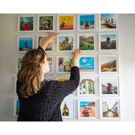 bitoss Removable Double-Sided Adhesive Tape for Wall Art, Photos, and Decor, 1" x 15 ft roll, Stick and Re-Stick as Needed