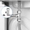 Bidet T Adapter, 3-Way Fitting Adapter (Thread Size 1/2″ x