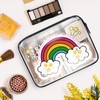 Rainbow Cosmetic Bag Clear Makeup Bag Inspirational Gift for Women