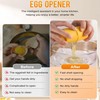 FeBohao Egg Shell Opener for Hard Boiled Eggs Boiled Egg
