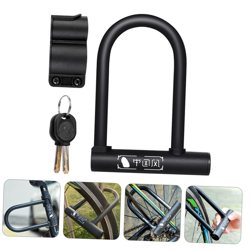 CORHAD Anti-Theft Bike Lock u Shackle Key Heavy Duty Sturdy