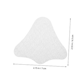 Baluue Cotton Pads for Blackheads 160ct Nose Pore Cleansing Strips Ultra-thin Invisible Triangle Papers for Men's Deep Cleaning