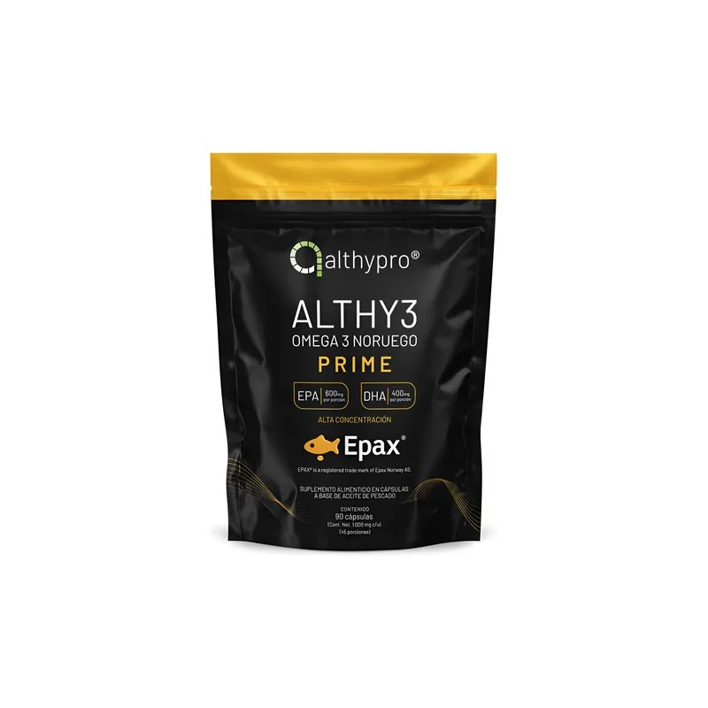 Omega3 Epax Noruego Alta Concentración Pouch 90caps Althypro