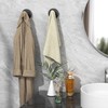 Ninth Five Shower Suction Cup Hooks, Heavy Duty Bathroom Wall