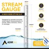 AdirPro 4" Wide Stream Gauge - Heavy Duty & All