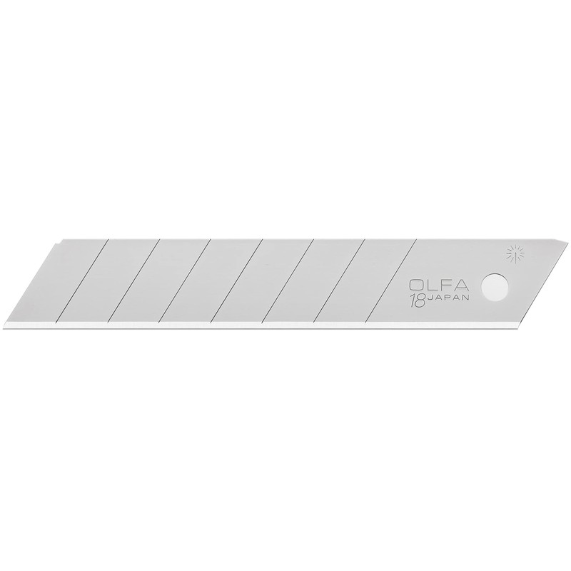 OLFA 18mm Heavy Duty Snap Off Replacement Blades, 5 Blades