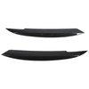 2PCS Car Headlight Eyebrows Carbon Fiber Style Left Right Replacement