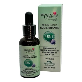 Serum 4 En 1 Equilibrante Noche Beauty Coaching Nf Todo Tipo De Piel Noche