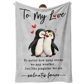 Gifts for Him Her, Anniversary Wedding Gifts for Boyfriends Girlfriend, I Love You Gifts Blanket, Romantic Birthday Present Gifts for Wife, Husband, Couple 60" × 50"