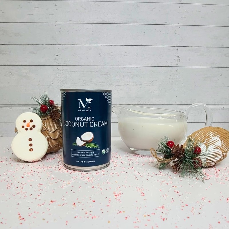 Mementa Inc Organic Coconut Cream 400 ml Can (Pack of