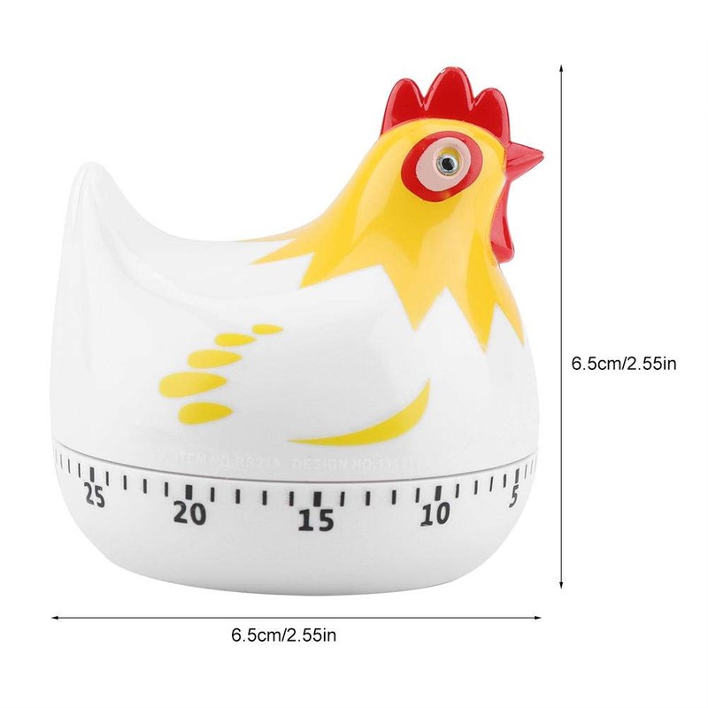 Chicken Pattern Timer, Chicken Pattern Countdown Kitchen Timer Reminder for