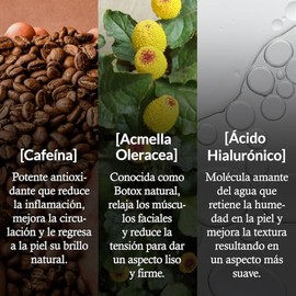 Crema para Contorno de Ojos  Con Cafeína, Ácido Hialurónico y Centella Asiática  Reduce Ojeras, Bolsas y Líneas de Expresión  Fórmula Antiarrugas con 