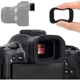 EOS R7 Eyecup Eyepiece, Extended Soft Silicon Camera Eye Cup Viewfinder Eyeshade Protector Cover Special Designed for  EOS R7 Mirrorless Camera - Color: for Canon EOS R5 Mark II