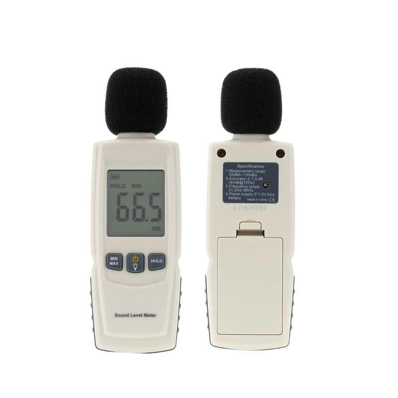 LCD Digital Sound Level Meter Noise Volume Measuring Instrument Decibel