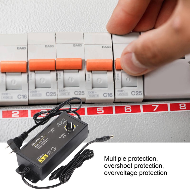 Power Adapter Adjustable Voltage Speed Regulation 90W 2.5A 3-36V LED