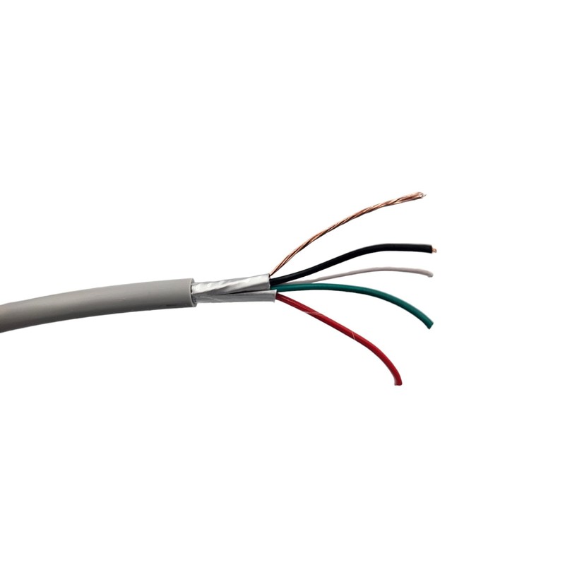 Micro Connectors 300 Feet 4/Conductor (22AWG) Stranded-Shielded Bulk Cable (TR4-4C22G-300)