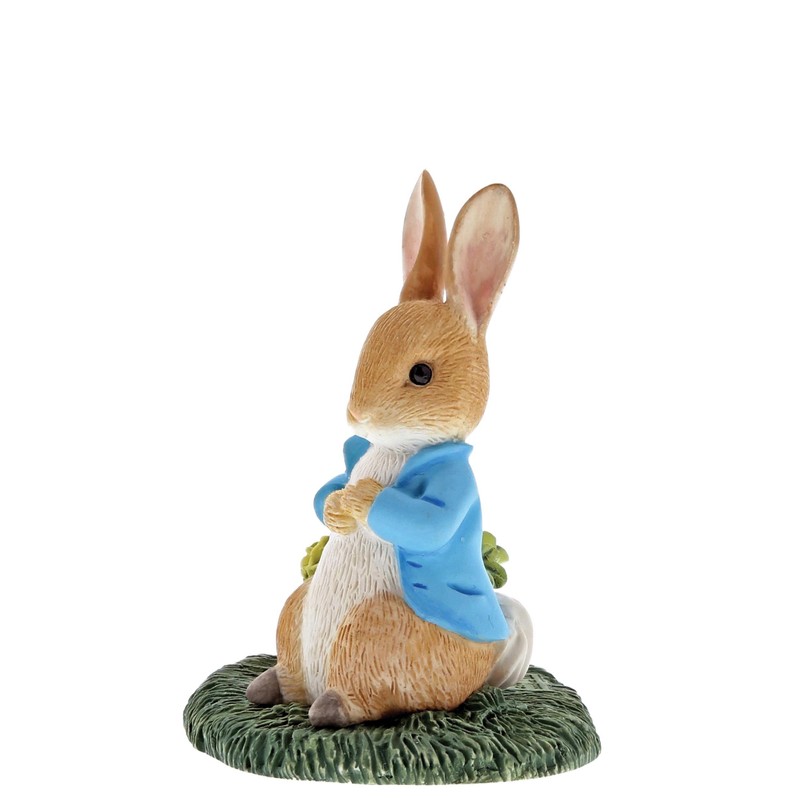 Beatrix Potter Peter Rabbit with Basket Figurine, Resin, Colourful, 40