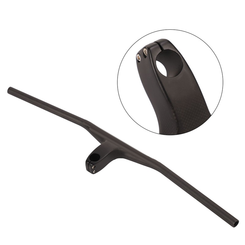 Bike Straight Handlebar Carbon Fiber Negative 17 Degree Bicycle One