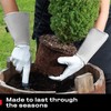 NoCry Leather Gardening Gloves for Men and Women - Thorn