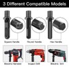 Kiwinvou 4 Pcs Firewood Log Splitter Drill Bit,Wood Splitter Drill