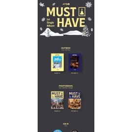 ATBO MUST HAVE 1st Single Album CD+Photobook+Postcard+Stamp sticker+Film photo+Photocard+Tracking Sealed (Moonlight Version)