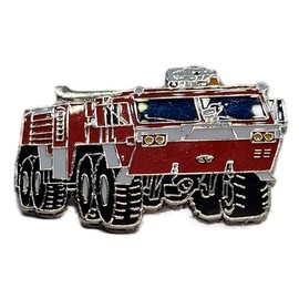 Pin for Airport Fire Brigade MA Rosenbau Viper, Fire Brigade Vehicle Fire Engine Fire Truck Fire Engine, Copper