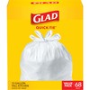 Glad Tall Kitchen Trash Bags 13 Gallon, Unscented Garbage Bags,