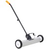Donext Rolling Magnetic Sweeper, Heavy Duty Push-Type with Release, 30lbs