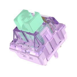 DUROCK Lupine Linear Switches 62g 2-Stage Long Spring 5 Pins Box Switch with Long Stem Pole Switches for Mechanical Keyboards (DUROCK Lupine Switch 62g Lubed, 110pcs)