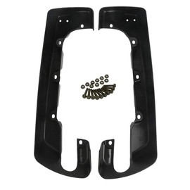 XFMT 4"Hard Stretched Saddlebags Extension Fit For Harley Street Glide Road King Electra-Glide Ultra-Classic 2014-2023