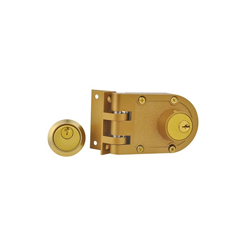 SUMBIN Jimmy Proof Deadbolt Lock with Keyed (double cylinder)