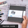 illo Sketchbook 8’’ x 8’’ Square Hardcover Sketch Book, (112lb/180gsm)