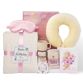 Birthday Gift Basket for Women, Birthday Gifts for Women Friendship Mom Sister Best Friend Her Wife Girlfriend Daughter Aunt Sister, Thoughtful Self Care Relaxing BD Gift Baskets