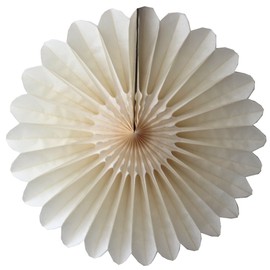 6-pack 18 Inch Tissue Paper Fanburst (Classic Ivory)
