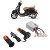 48V 800W Brushed Motor Controller with Yellow Grips Set Heat