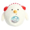 Aurora® Festive Holiday Snowglobe Bellies™ Warmest Wishes Snowman™ Stuffed Animal