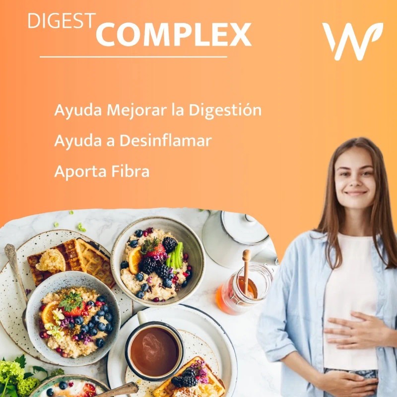 Digest Complex Enzimas Digestivas Probiticos Mejora Digestin, Reduce Inflamacin y