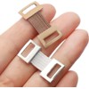 10Pcs White Elastic Bandage Clips, Stretch Metal Bandage Clip Compression