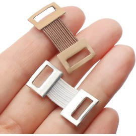 10Pcs White Elastic Bandage Clips, Stretch Metal Bandage Clip Compression Wrap Clip for Bandages Compression Bandages Crepe Bandages