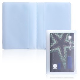 4 PCS Clear Credit Card Holder Wallet Inserts, 12 Page Plastic Card Wallet Inserts, Transparent Plastic Credit Card Sleeves for Women Men Wallets