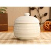 Acorn White Cup with Lid (Japanese Tableware, Western Tableware, White