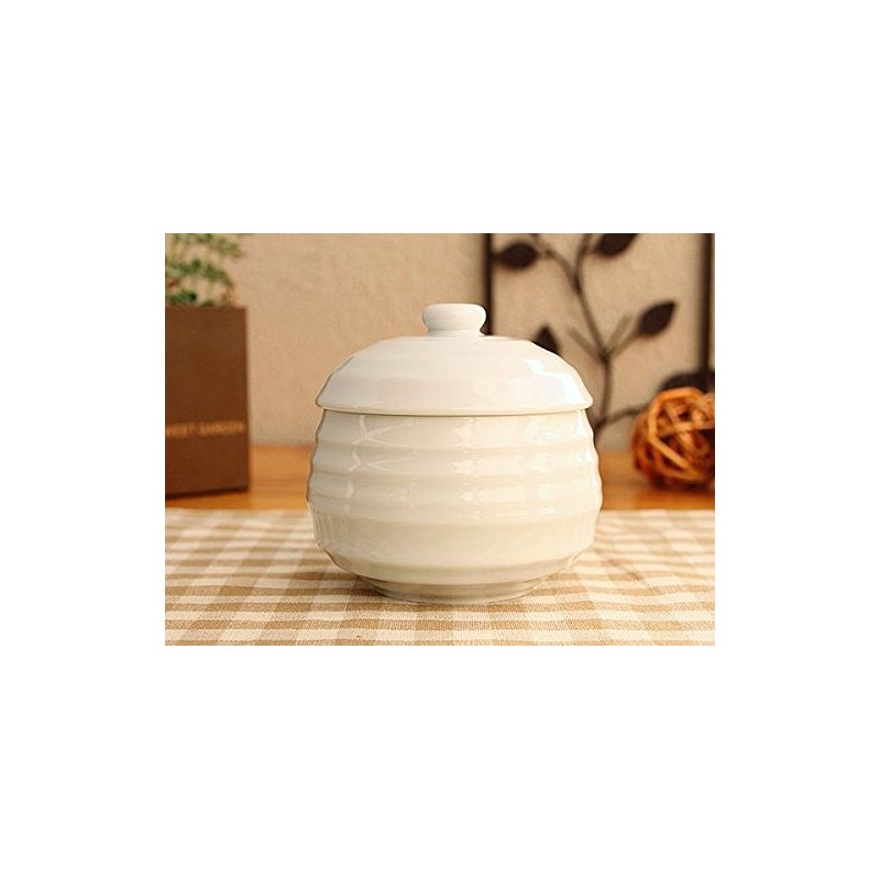 Acorn White Cup with Lid (Japanese Tableware, Western Tableware, White