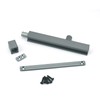 Grey Aluminium Alloy Solid Slide Latch Bolt Heavy Duty Thickened