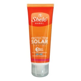 Protector Solar Facial50+ Rayos Fps Uva+uvb 70ml Shelo Nabel