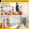 30 Pack Plastic Drop Cloth, 9x12 Ft Plastic Sheeting for
