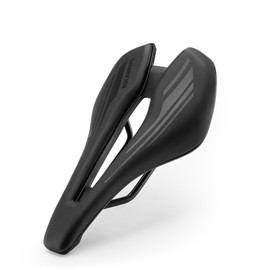 ROCKBROS Bicycle Saddle, Painless, Perforated, Saddle, Cushion, Memory Foam, Waterproof, Shock Absorption, Lightweight, Breathable, Road Bike, Cross Bike, Mountain Bike