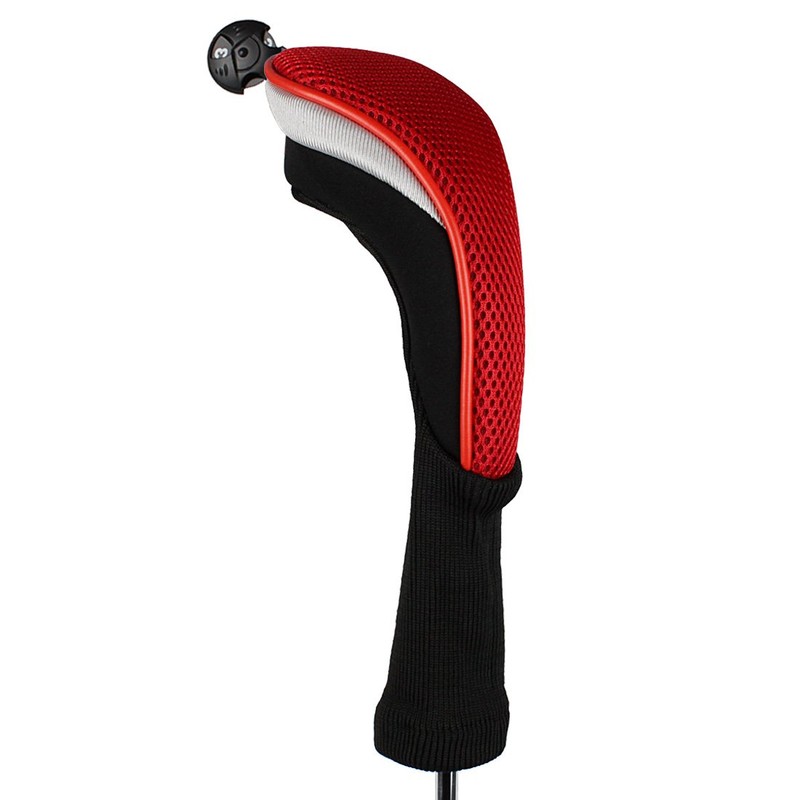 Andux Long Neck Golf Hybrid Club Head Covers with Dial