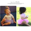 YONKINY Baby Tutu Skirt, Tulle Tutu Skirt with Matching Floral