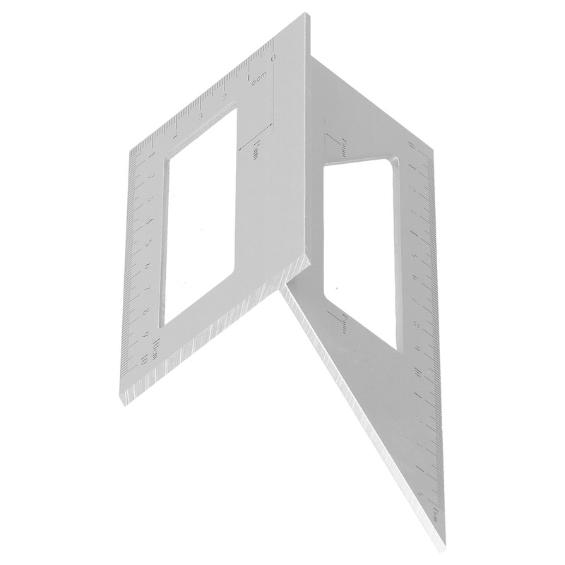 45°/90° T Angle Gauge Straight Ruler 3D Mitre Degree Measuring
